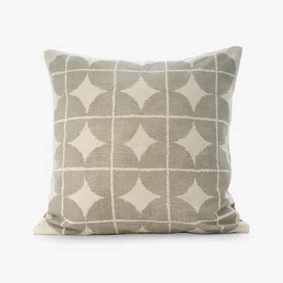 Nordic Nest Ceannis Circle pillow cover 50x50 cm Gray