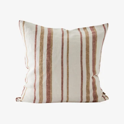 Nordic Nest Tell Me More Luc cushion cover Terra stripe 50x50 cm