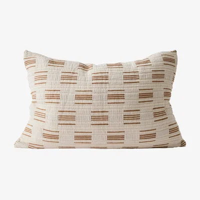 Nordic Nest Tell Me More Julien cushion cover 40x60 cm Off-white-rust red