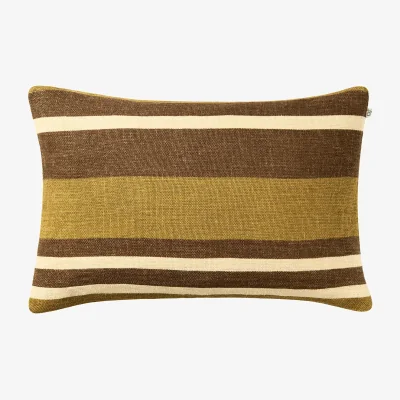 Nordic Nest Chhatwal & Jonsson Vera cushion cover Masala Yellow-Taupe 40x60 cm