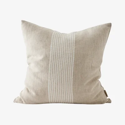 Nordic Nest Tell Me More Colette cushion cover Natural stripe 50x50 cm