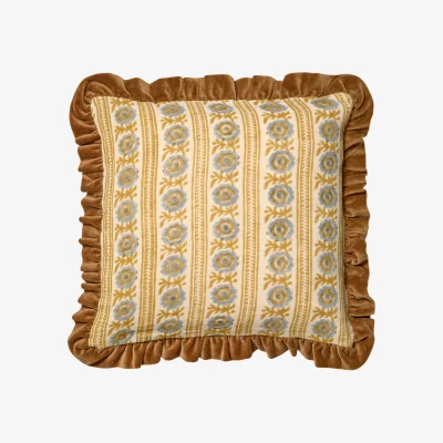 Nordic Nest Classic Collection Posy cushion cover 50x50 cm Yellow