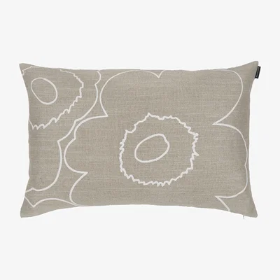 Nordic Nest Marimekko Piirto Unikko cushion cover 40x60 cm Sand-white