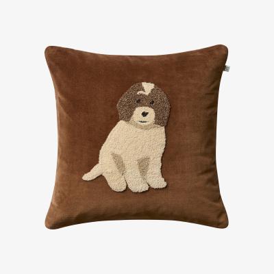 Nordic Nest Chhatwal & Jonsson Doodle cushion cover 50x50 cm Cognac