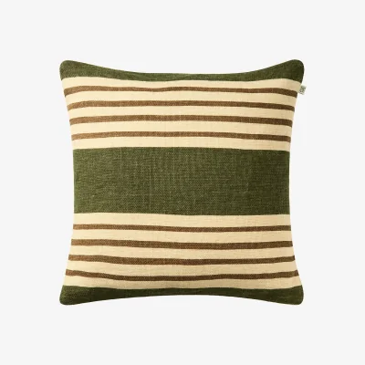 Nordic Nest Chhatwal & Jonsson Aria cushion cover Cactus green-taupe 50x50 cm