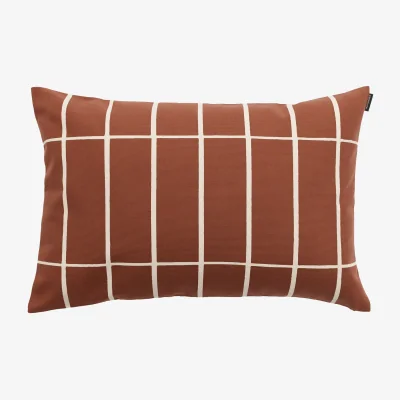 Nordic Nest Marimekko Tiiliskivi cushion cover 60x40 cm Off white-chestnut