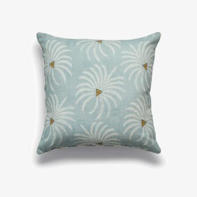 OKA OKA, Jussara Outdoor Cushion Cover - Seafoam, Cushion Covers, Polyester, Striped