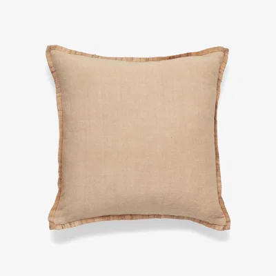 OKA OKA, Archibald Cushion Cover - Warm Natural, Cushion Covers, Linen, Plain