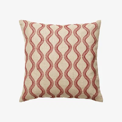 OKA Zostera Cushion Cover - Blood Orange