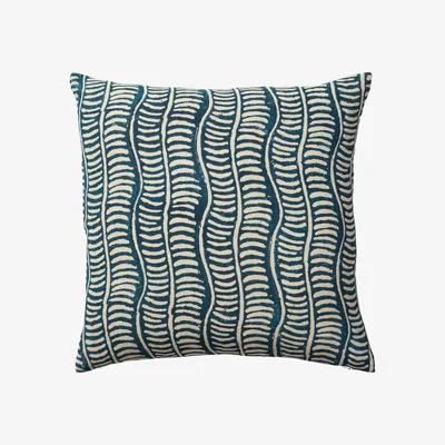 OKA Pattani Eclipse Cushion Cover Only(51cmSq) - Indigo
