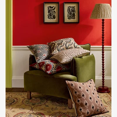 OKA OKA, Ocellus Cushion Cover - Bronze, Cushion Cover