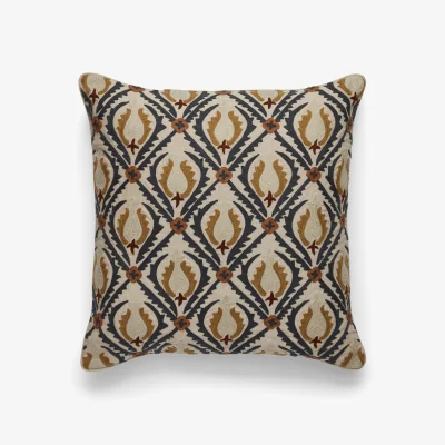 OKA OKA, Cornelia Cushion Cover - Air Force Blue, Cushion Cover