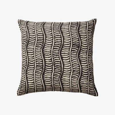 OKA Pattani Eclipse Cushion Cover Only(51cmSq) - Onyx