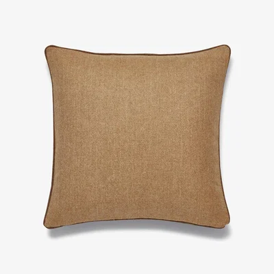 OKA OKA, Lorna Cushion Cover - Mustard, Cushion Covers, Wool