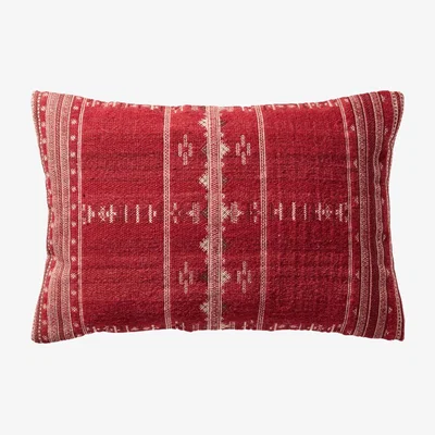 OKA OKA, Ithaca Pillow Cover - Grenache, Cushion Covers, Wool, Aztec