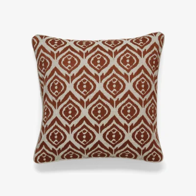 OKA OKA, Ranya Cushion Cover - Dirty Orange, Cushion Cover