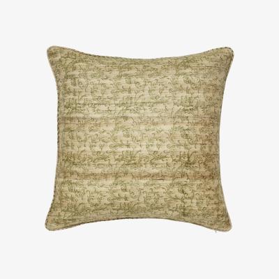 OKA Grassetto Vine Cushion Cover - Green