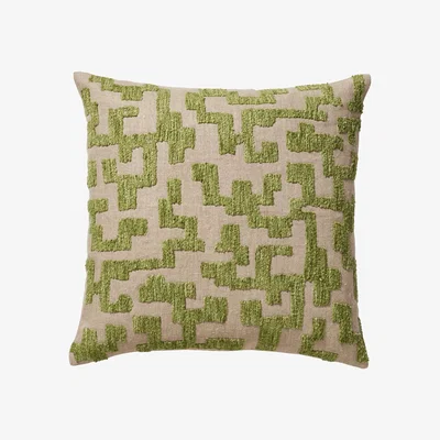 OKA Labirinto Cushion Cover - Putting Green