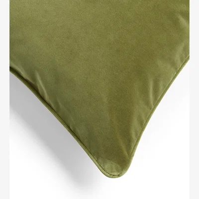 OKA OKA, Vellus Velvet Cushion Cover - Evergreen, Cushion Cover