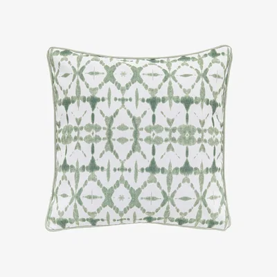 Perch and Parrow Ikat Cushion Cover in Sage