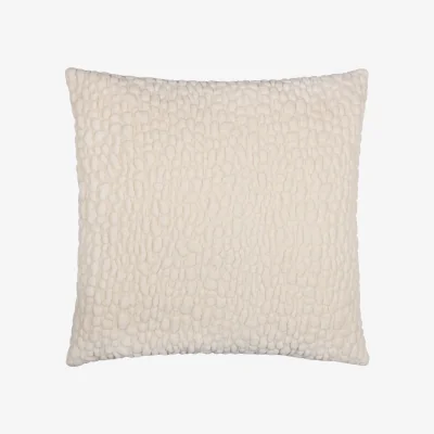 The Range Pebble Textured Chenille Cushion Cover - Natural