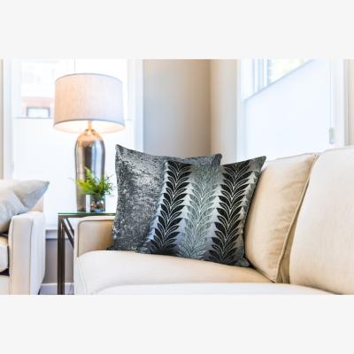 The Range Willow Cushion Cover - Charcoal