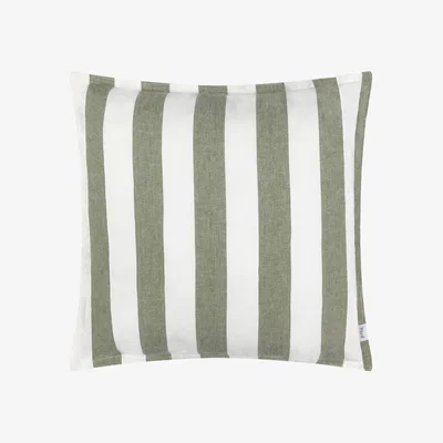 The Range Hayle Cotton Outdoor Cushion Cover - Moss
