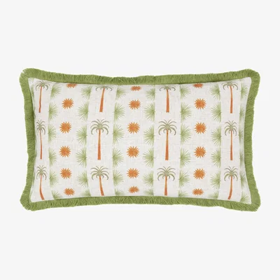 The Range Tropicala Palm Printed Cushion Cover - Multicolour
