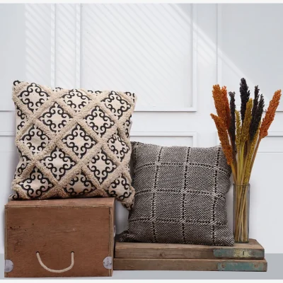 The Range Classic Cushion Cover Berber Design - Cream