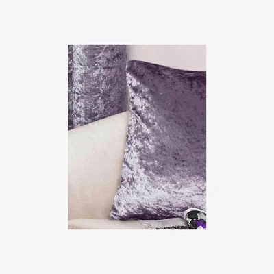 The Range Crushed Velvet Cushion CoverAmethyst(45cm x 45cm) - Amethyst