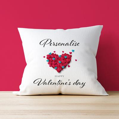 The Range Personalised Cushion - Happy Valentine's Day