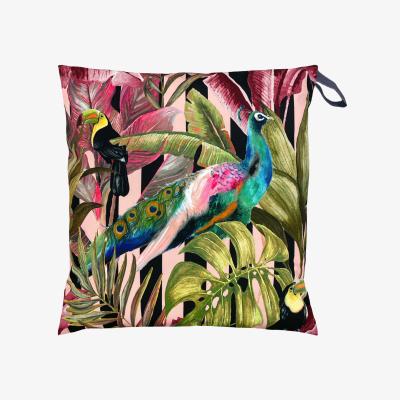 The Range Peacock  Toucan Large Outdoor Floor Cushion Cover - Multicolour