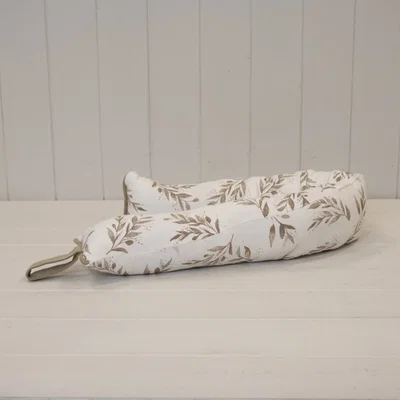 The Range Beige Satchville Olive Draught Excluder in Sage Green - Beige