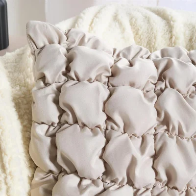 The Range OHS Quilted Cushion Covers - Natural