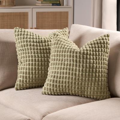 The Range Pack of Bobble Tufted Cushion Covers - Sage