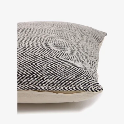 The Range Classic Cushion Cover Herringbone Fine - Grey