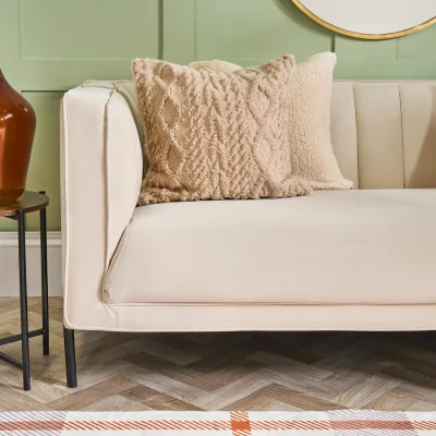 The Range OHS Cable Knit Cushion Covers - Natural