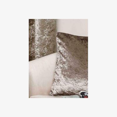 The Range Crushed Velvet Cushion CoverMink(45cm x 45cm) - Mink