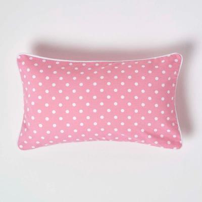 The Range Cotton Polka Dots Cushion Cover - Pink / 50cm