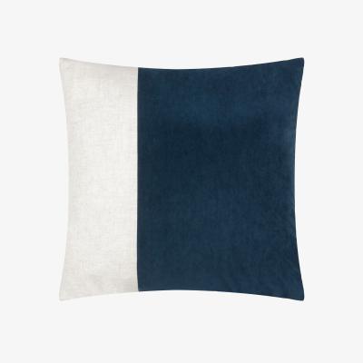 The Range Morden Soft-Washed Velvet Cushion Cover - Indigo
