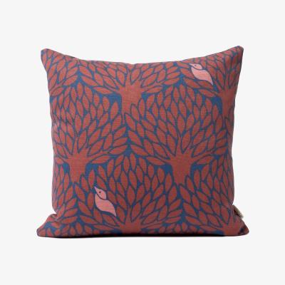 Wolf & Badger Pink / Purple / Blue Gomstalle Terracotta Blue Cushion Cover Gyllstad