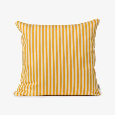 Wolf & Badger Yellow / Orange Bea Rand Palermo Yellow Cushion Cover Gyllstad