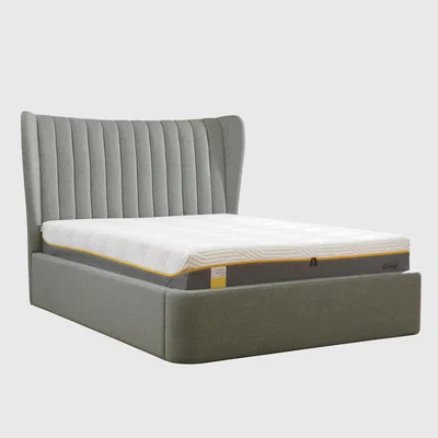 Barker and Stonehouse Tempur Horton Ottoman 180x200cm Bed, Grey | Super King | Barker & Stonehouse