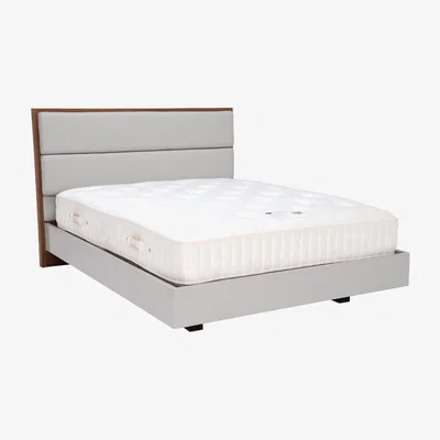 Barker and Stonehouse Vivika Super King Bed Frame, Walnut and Grey Gloss