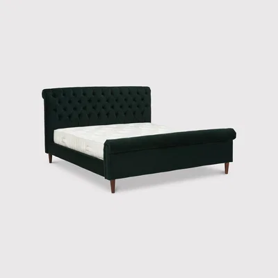 Barker and Stonehouse Hadley Superking Bed Frame, Green | Super King | Barker & Stonehouse