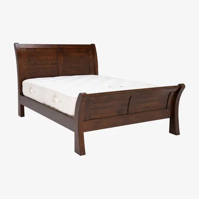 Barker and Stonehouse Chestnut Double/King/Super King Bed Frame - Reclaimed Wood - Barker &amp; Stonehouse