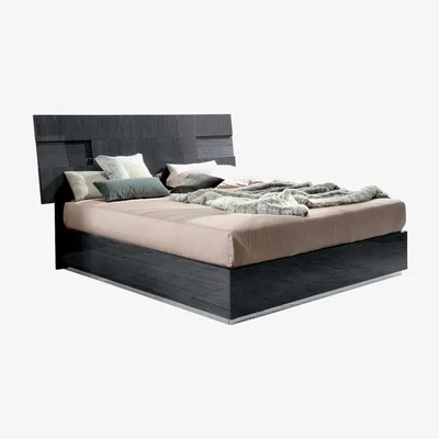 Barker and Stonehouse Borgia Bed Frame, Grey | Super King | Barker & Stonehouse