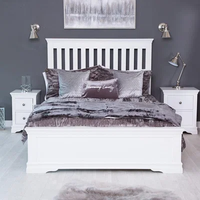 Chiltern Oak Furniture Florence White Painted Super King Size Bed Frame