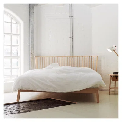 The Conran Shop 455UK Super King Size Companions Bed in Danish Oiled White Oak