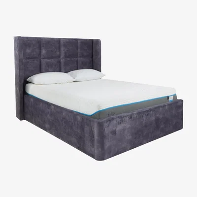 Furniture Village Shiva Bed Frame - Super King - Grey